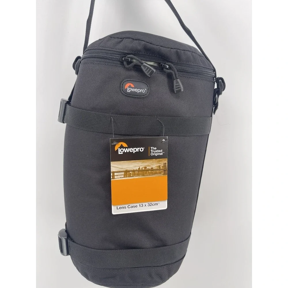Lowepro Lens Case 13x32cm Camera Lens Bag Padded Black New With Tags